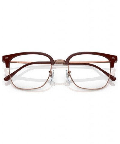 Unisex Square Eyeglasses RX721651-O Bordeaux On Rose Gold-Tone $57.30 Unisex