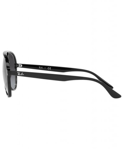 Unisex Low Bridge Fit Sunglasses RB4376F 57 Black $15.50 Unisex