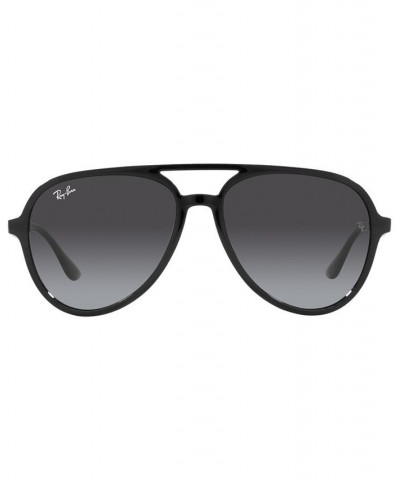 Unisex Low Bridge Fit Sunglasses RB4376F 57 Black $15.50 Unisex