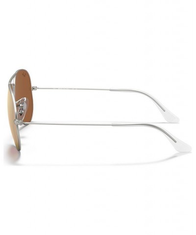 Sunglasses RB3025 AVIATOR MIRROR GOLD SHINY/SILVER GRADIENT $48.88 Unisex