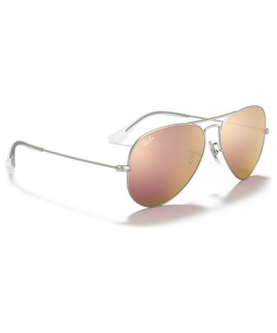 Sunglasses RB3025 AVIATOR MIRROR GOLD SHINY/SILVER GRADIENT $48.88 Unisex