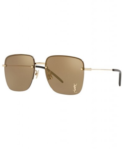 Women's Sunglasses SL 312 M-006 58 Gold Tone $136.35 Womens