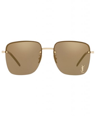 Women's Sunglasses SL 312 M-006 58 Gold Tone $136.35 Womens