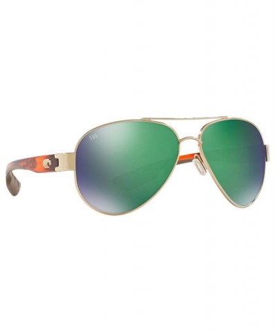 Polarized Sunglasses SOUTH POINT POLARIZED GOLD PINK SHINY/GREEN MIR POL $64.05 Unisex