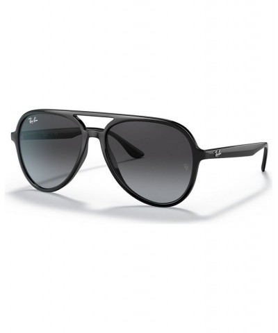 Unisex Low Bridge Fit Sunglasses RB4376F 57 Black $15.50 Unisex