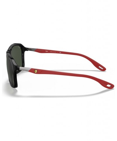 Men's Sunglasses RB4329M Scuderia Ferrari Collection 57 BLACK/DARK GREEN $55.50 Mens