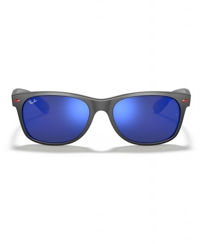 Unisex Sunglasses RB2132M Scuderia Ferrari Collection 55 MATTE BLACK/GREEN MIRROR BLUE $54.60 Unisex