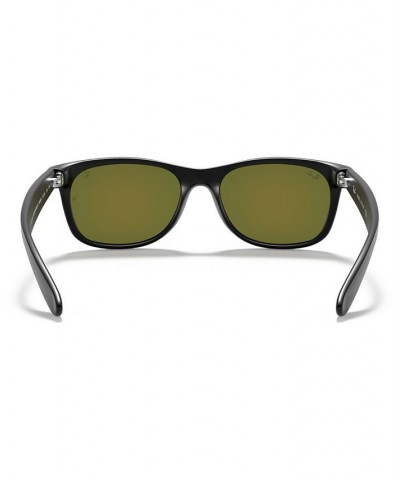 Unisex Sunglasses RB2132M Scuderia Ferrari Collection 55 MATTE BLACK/GREEN MIRROR BLUE $54.60 Unisex