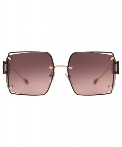 Women's Sunglasses BV6171 59 Pink Gold-Tone/Black $102.17 Womens