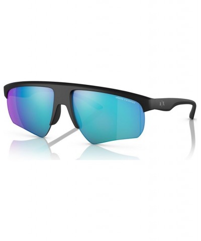 Men's Sunglasses AX4123S62-Z Matte Gray $11.52 Mens