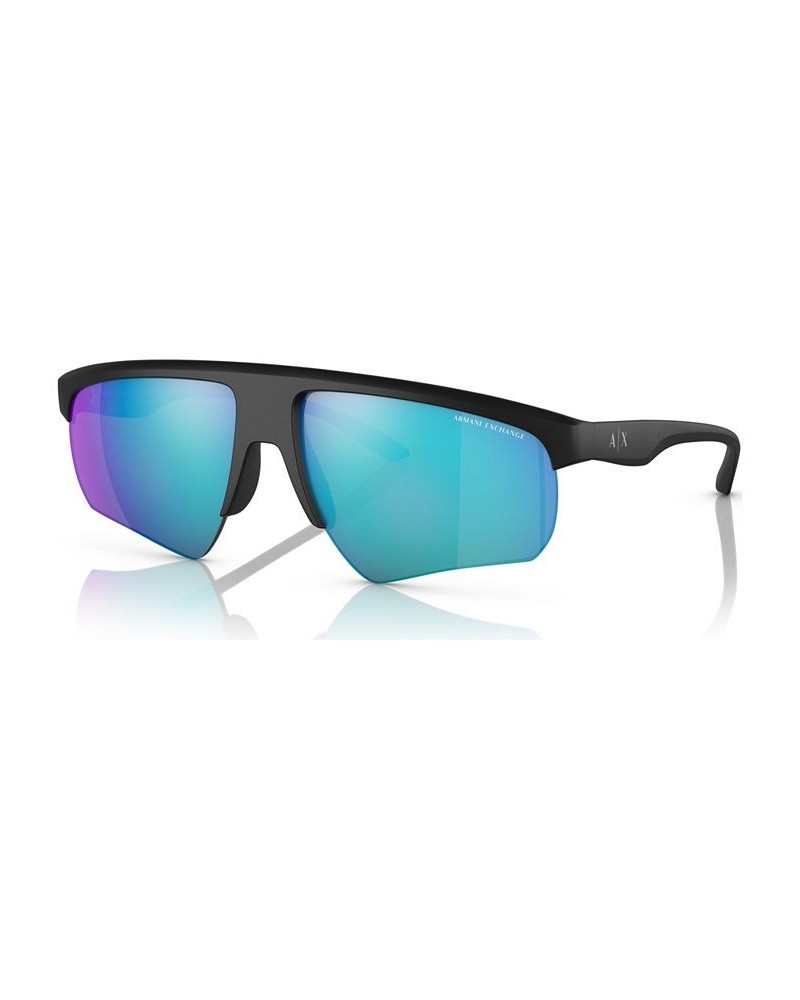 Men's Sunglasses AX4123S62-Z Matte Gray $11.52 Mens