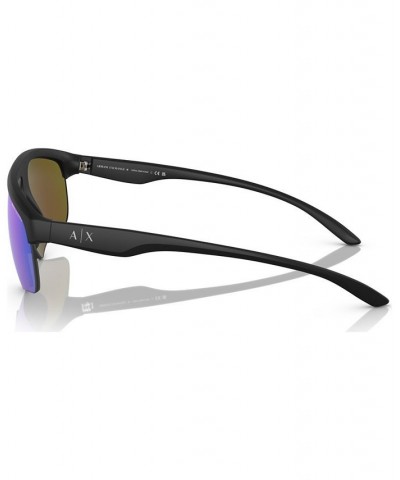 Men's Sunglasses AX4123S62-Z Matte Gray $11.52 Mens