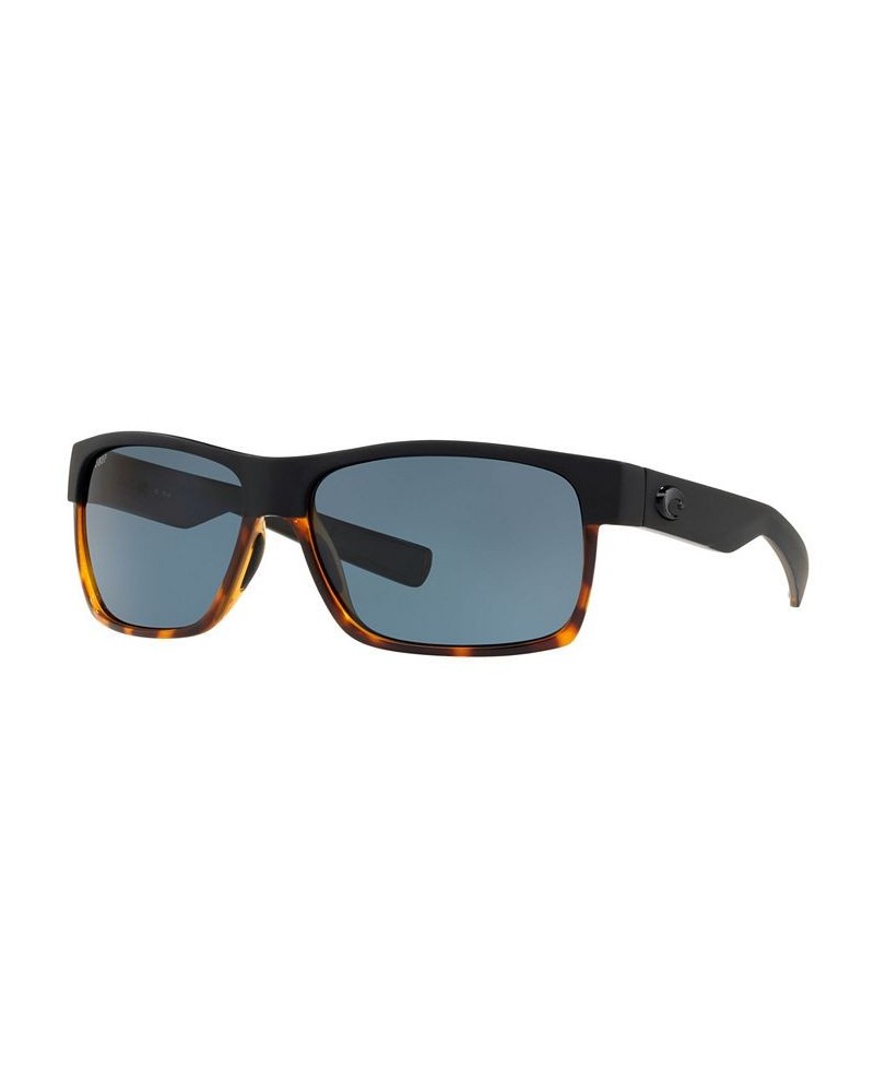 Polarized Sunglasses HALF MOON 60 BLACK MATTE/GREY POLAR $54.04 Unisex