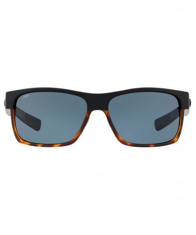 Polarized Sunglasses HALF MOON 60 BLACK MATTE/GREY POLAR $54.04 Unisex