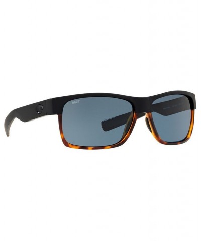 Polarized Sunglasses HALF MOON 60 BLACK MATTE/GREY POLAR $54.04 Unisex