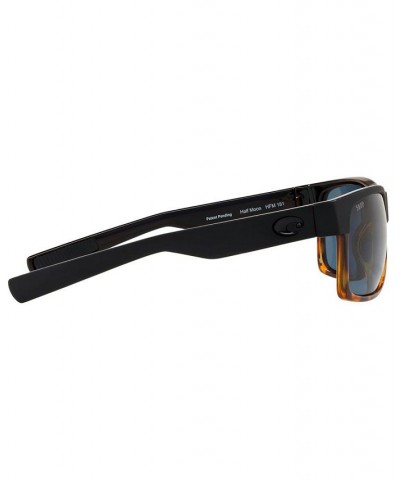 Polarized Sunglasses HALF MOON 60 BLACK MATTE/GREY POLAR $54.04 Unisex