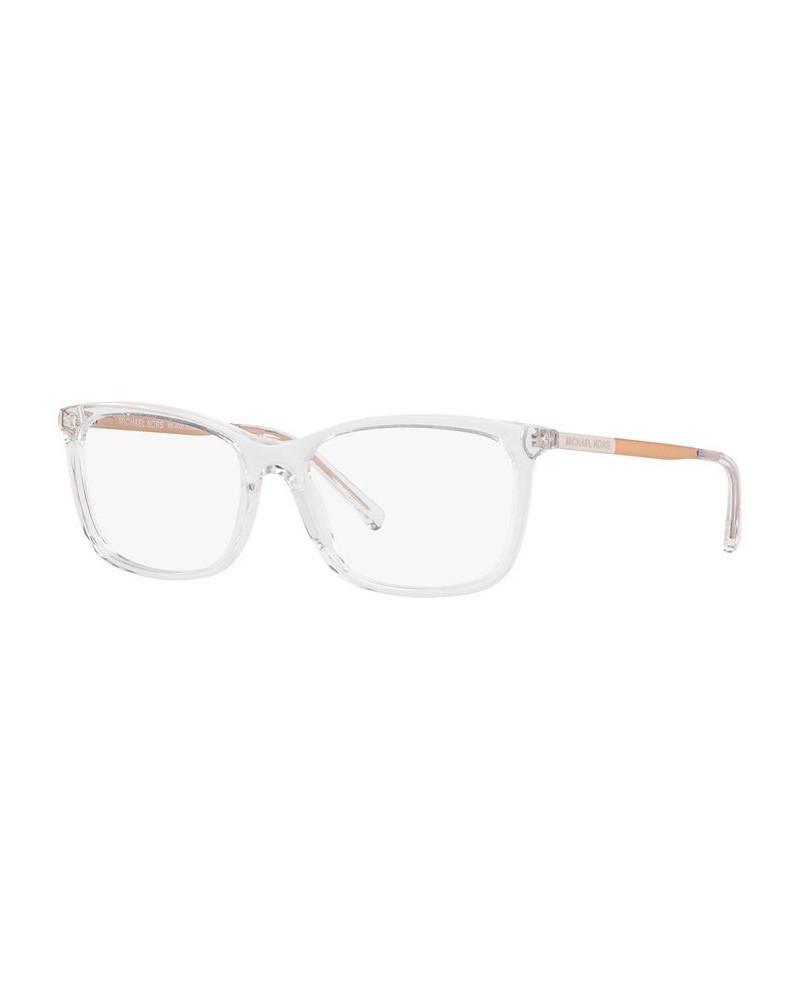 MK4030 Women's Rectangle Eyeglasses Pink Tort $43.20 Womens