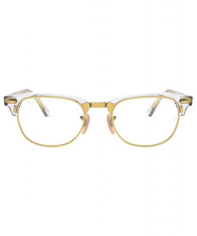 RX5154 Men's Square Eyeglasses Transparen $21.01 Mens