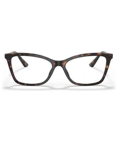 Women's Rectangle Eyeglasses DG334754-O Havana $27.40 Womens