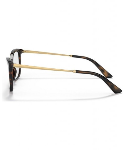 Women's Rectangle Eyeglasses DG334754-O Havana $27.40 Womens