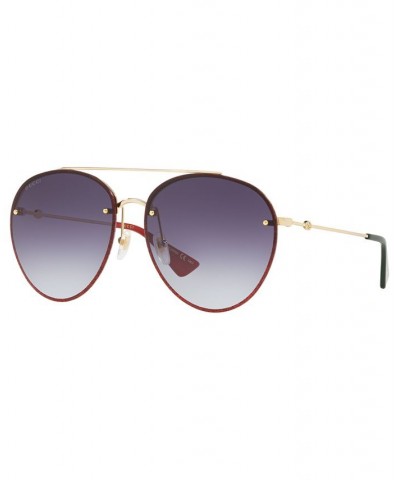 Sunglasses GG0351S 62 GOLD SHINY / GREY GRAD $130.00 Unisex