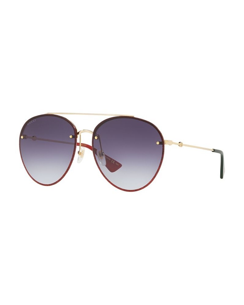 Sunglasses GG0351S 62 GOLD SHINY / GREY GRAD $130.00 Unisex