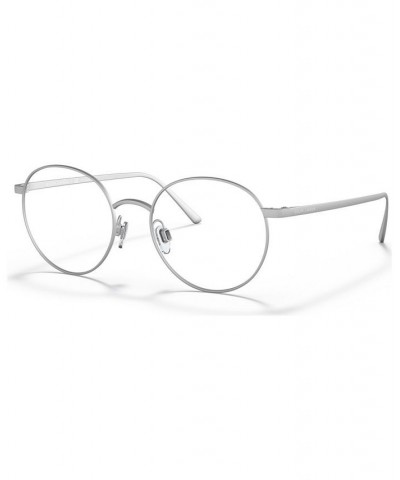 Men's Round Eyeglasses RL5116T Shiny Pale Gold-Tone $34.58 Mens