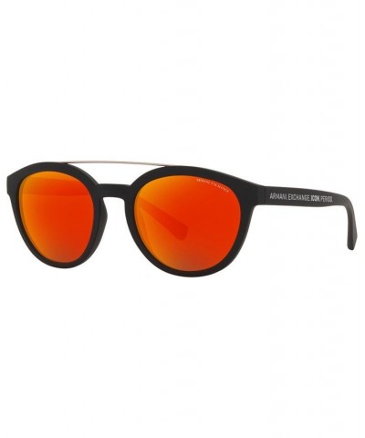 Unisex Sunglasses AX4118S 54 Matte Black $18.86 Unisex