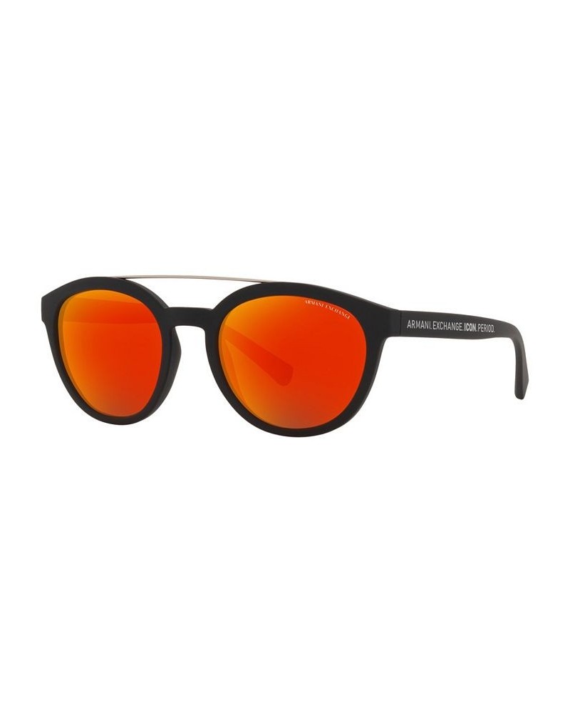 Unisex Sunglasses AX4118S 54 Matte Black $18.86 Unisex