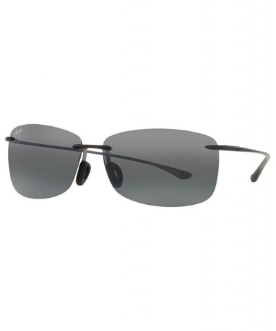 Unisex Polarized Sunglasses MJ000593 Akau 61 Black Matte $53.73 Unisex