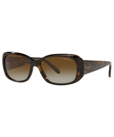 Vogue Women's Polarized Sunglasses VO2606S 55 Dark Havana $17.85 Womens