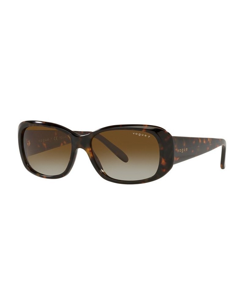 Vogue Women's Polarized Sunglasses VO2606S 55 Dark Havana $17.85 Womens