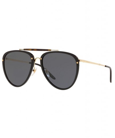 Men's Sunglasses GG0672S 58 BLACK GOLD/GREY $96.30 Mens