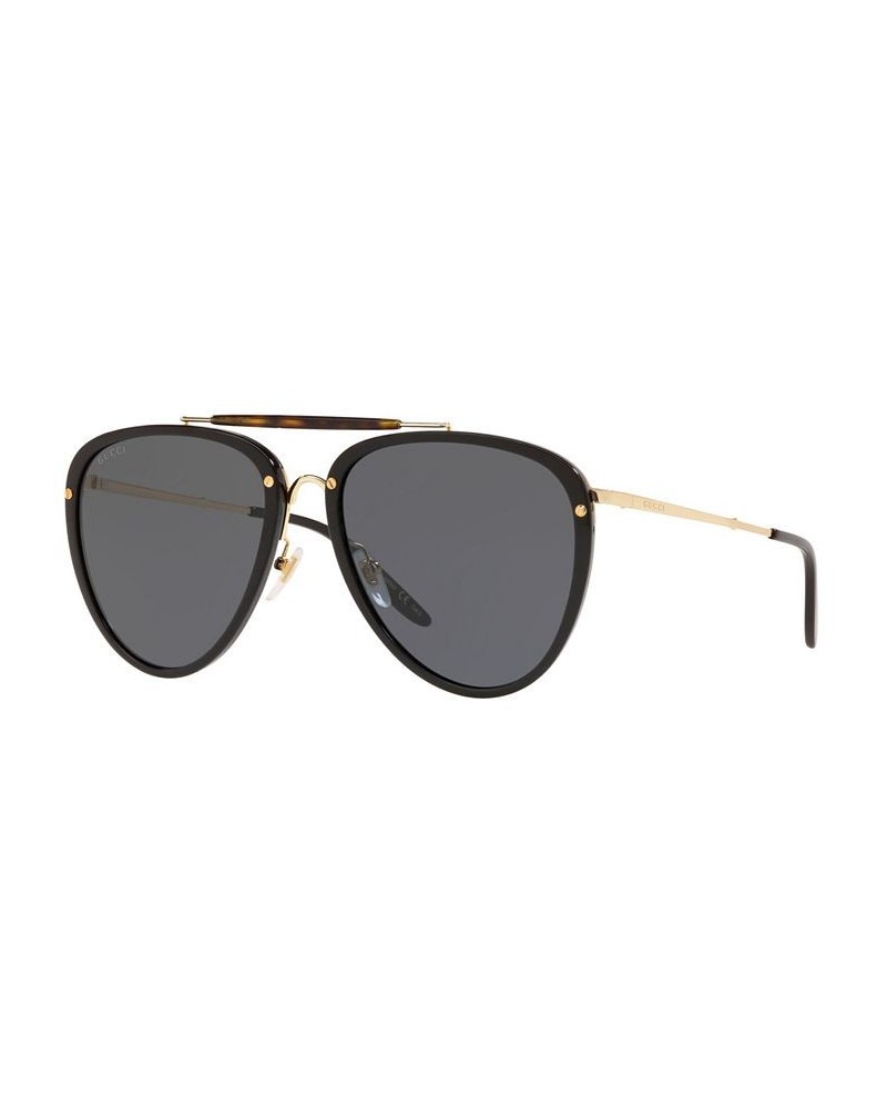 Men's Sunglasses GG0672S 58 BLACK GOLD/GREY $96.30 Mens