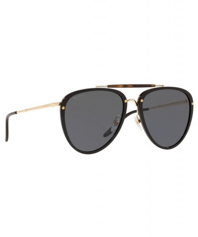 Men's Sunglasses GG0672S 58 BLACK GOLD/GREY $96.30 Mens