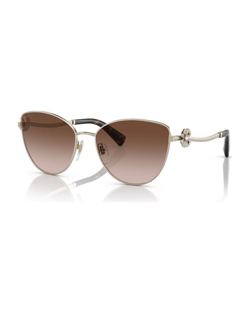 Women's Sunglasses BV6185B57-Y Pink Gold Tone/Black $95.58 Womens