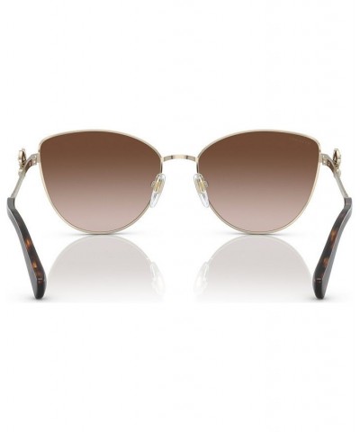 Women's Sunglasses BV6185B57-Y Pink Gold Tone/Black $95.58 Womens