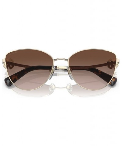 Women's Sunglasses BV6185B57-Y Pink Gold Tone/Black $95.58 Womens