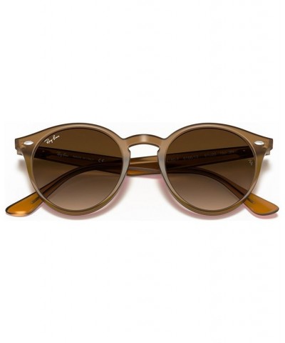 Unisex Low Bridge Fit Sunglasses RB2180 49 Brown $41.50 Unisex