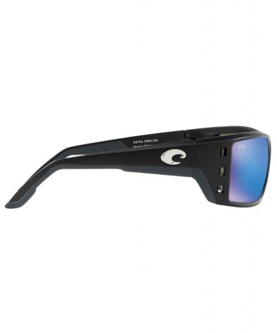 Polarized Sunglasses PERMIT 62 BLACK MATTE/BLUE MIRROR $60.06 Unisex