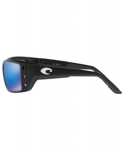 Polarized Sunglasses PERMIT 62 BLACK MATTE/BLUE MIRROR $60.06 Unisex