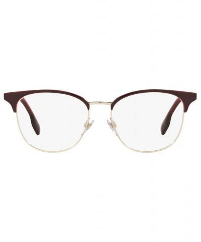 BE1355 Women's Square Eyeglasses Light Gold-Tone/Bordeaux $30.77 Womens