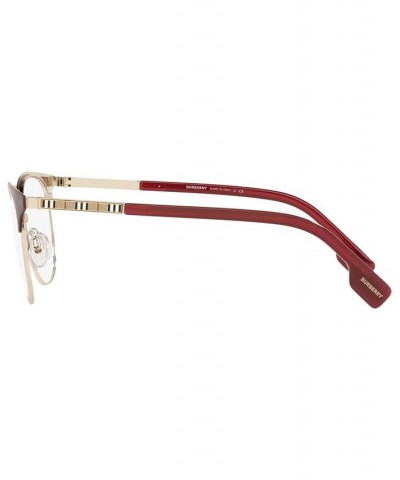 BE1355 Women's Square Eyeglasses Light Gold-Tone/Bordeaux $30.77 Womens