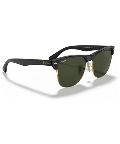 Sunglasses RB4175 CLUBMASTER OVERSIZED BLACK SHINY/GREEN $35.86 Unisex