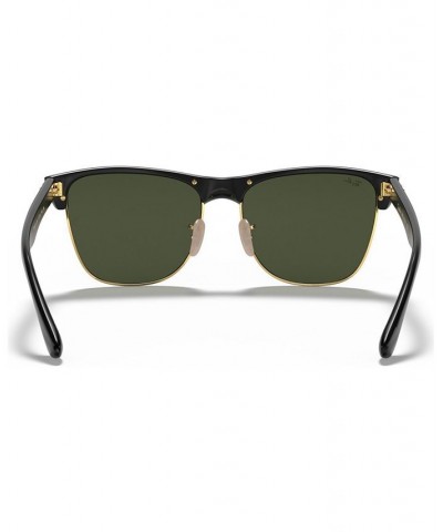 Sunglasses RB4175 CLUBMASTER OVERSIZED BLACK SHINY/GREEN $35.86 Unisex