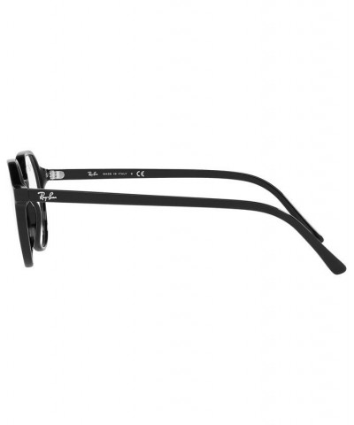 RX5395 Thalia Optics Unisex Square Eyeglasses Black $32.22 Unisex