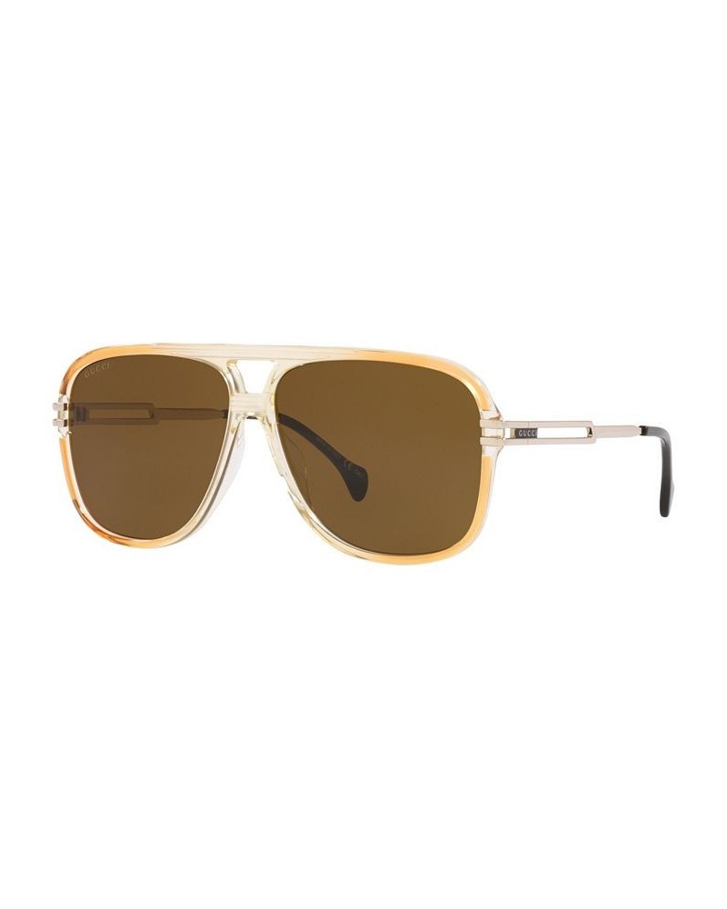 Men's GG1105S 63 Sunglasses GC00180963-X Orange $58.00 Mens