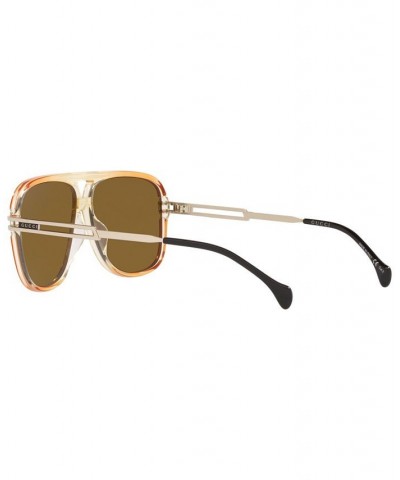 Men's GG1105S 63 Sunglasses GC00180963-X Orange $58.00 Mens