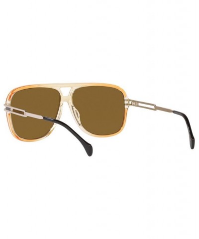 Men's GG1105S 63 Sunglasses GC00180963-X Orange $58.00 Mens