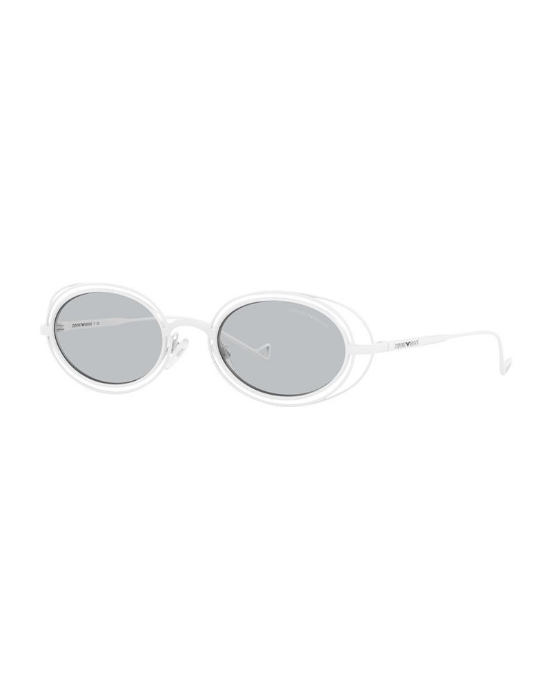 Women's Sunglasses EA2118 50 Matte White $23.32 Womens